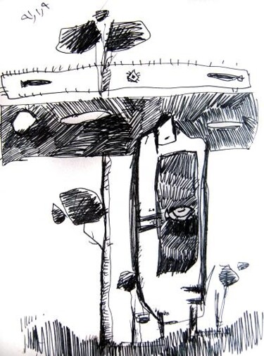 Drawing titled "Etude Daily" by Hamed Mashmouli Kutenaei, Original Artwork