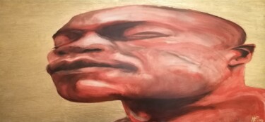Картина под названием "The Shaman" - Hamid Valentin Esmann, Подлинное произведение искусства, Гуашь Установлен на Деревянная…