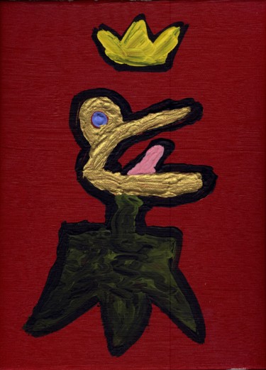 Painting titled "Heraldic Exaggerati…" by Dieter Hamm, Original Artwork