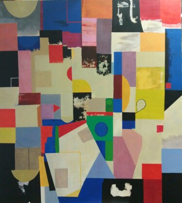 제목이 "Untitled"인 미술작품 Hana Silberstein로, 원작, 아크릴 나무 들것 프레임에 장착됨