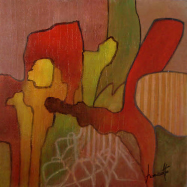 Painting titled "automne.jpg" by Gilles Hancotte, Original Artwork, Acrylic