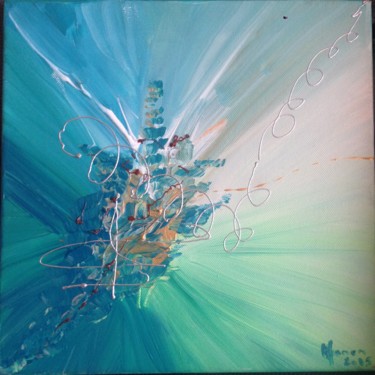 Painting titled "extasea" by Hanen Hb, Original Artwork, Acrylic