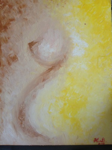 Peinture intitulée "Pregnancy" par Hanen Hb, Œuvre d'art originale, Acrylique