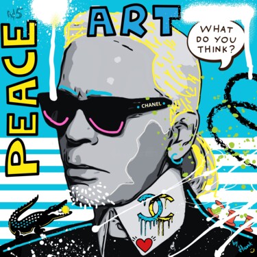 数字艺术 标题为“Karl Pop” 由Hank, 原创艺术品, 数字油画