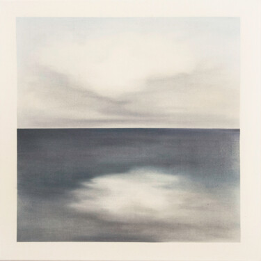 Pintura intitulada "Wanderig Clouds II" por Hanna Banaszczyk, Obras de arte originais, Óleo