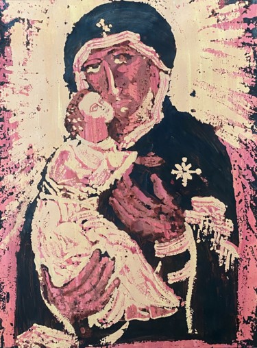 Tekening getiteld "THE MOTHER AND THE…" door Hanna Borowska, Origineel Kunstwerk, Inkt