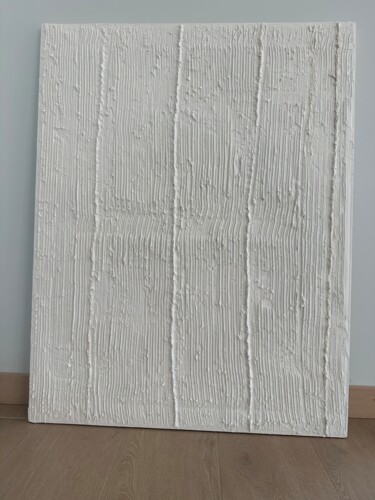 Картина под названием "Elegance" - Ханна Мара, Подлинное произведение искусства, Гипс Установлен на Деревянная рама для носи…