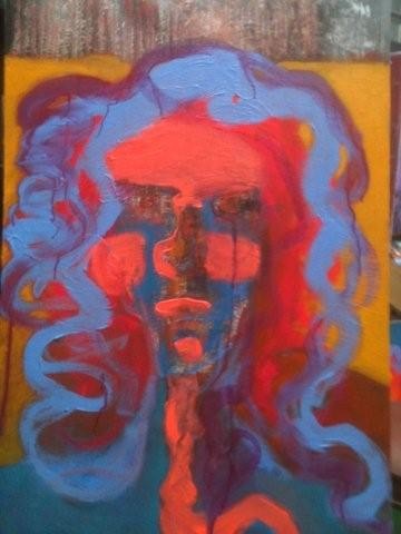 Painting titled "hanna" by Hanna Rees, Original Artwork