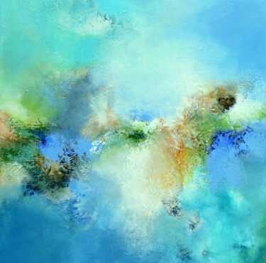 Painting titled "The Ocean 2" by Hanneke Pereboom, Original Artwork, Acrylic