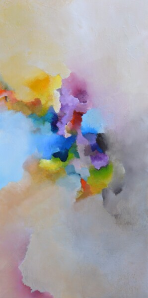 Malarstwo zatytułowany „Colors 1” autorstwa Hanneke Pereboom, Oryginalna praca, Akryl