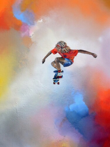 Peinture intitulée "Freedom 1" par Hanneke Pereboom, Œuvre d'art originale, Acrylique