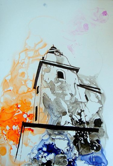 Painting titled "the Convent Church…" by Hannu Ojala, Original Artwork