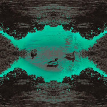 Цифровое искусство под названием "Toxic Lake" - Hans Christian Renges (Christopher Hanz), Подлинное произведение искусства,…