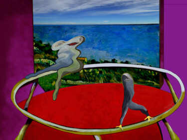 Digitale Kunst mit dem Titel "Von Francis Bacon i…" von Hans-Dieter Pfundtner, Original-Kunstwerk, Digitale Malerei