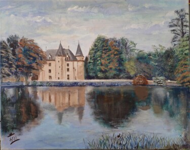 Peinture intitulée "Chateau Nieul Haute…" par Hans Dutch Artist, Œuvre d'art originale, Huile