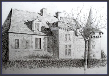 Drawing titled "castel-smal.jpg" by Hans Dutch Artist, Original Artwork, Ink