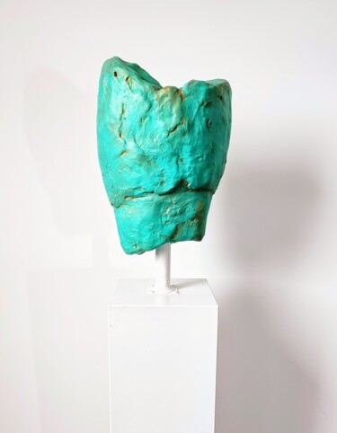 Sculpture titled "big tooth" by Hans Josef Fischbach, Original Artwork, Polymer clay