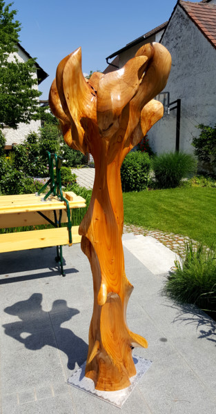 Sculpture titled "'Phantasy'" by Flos, Original Artwork, Wood