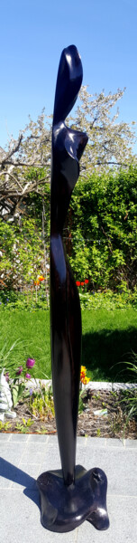 Скульптура под названием "'Lady in black'" - Flos, Подлинное произведение искусства, Дерево
