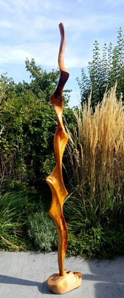 Sculpture titled "Non-Conceptual Art…" by Flos, Original Artwork, Wood