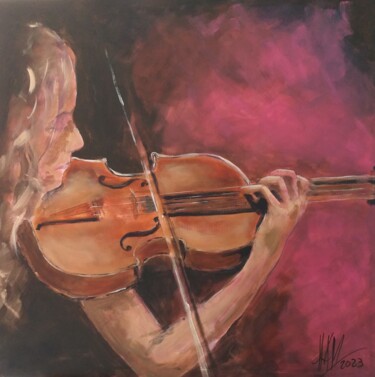 Painting titled "Allegro" by Hans-Peter Amherd, Original Artwork, Acrylic