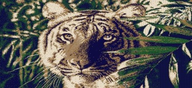 绘画 标题为“虎” 由寒山秋水, 原创艺术品
