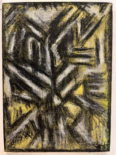 Drawing titled "inter-directional" by Haolin Zou, Original Artwork, Pastel