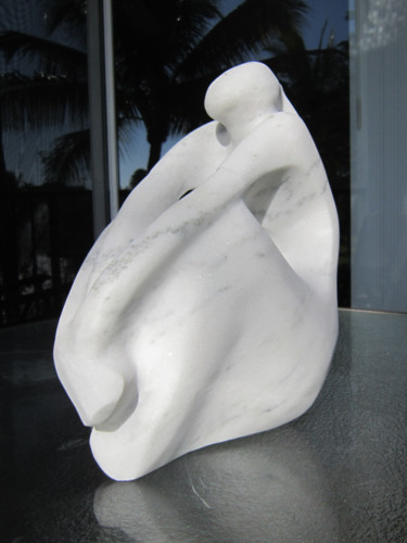 Скульптура под названием "Reveuse" - Bozena Happach, Подлинное произведение искусства, Камень