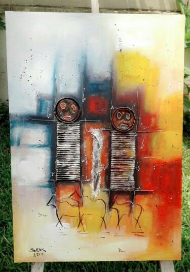 Painting titled "Tableaux d'art " Le…" by Happy Home Atelier, Original Artwork