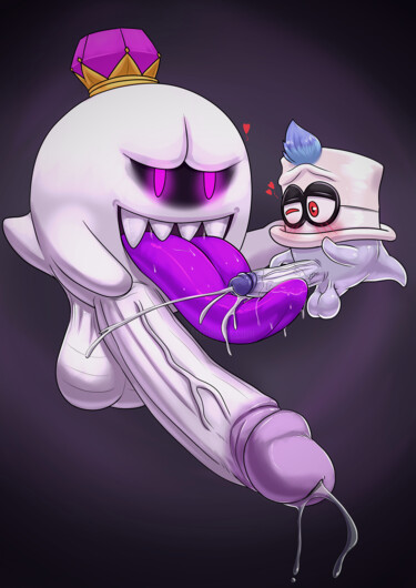 Digital Arts titled "king boo and cappy" by Happy The Red, Original Artwork, 2D Digital Work