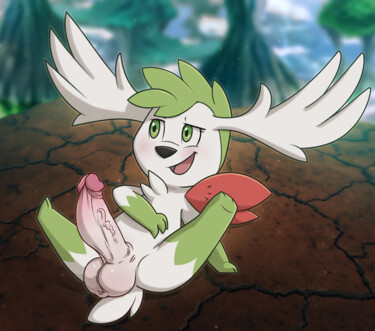 Digital Arts titled "shaymin wants your…" by Happy The Red, Original Artwork, 2D Digital Work