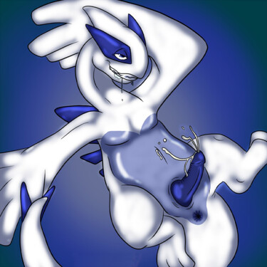 Digital Arts titled "come to papa lugia" by Happy The Red, Original Artwork, 2D Digital Work