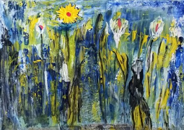 Pintura intitulada "Spring awakening" por Harald Brandl, Obras de arte originais, Acrílico