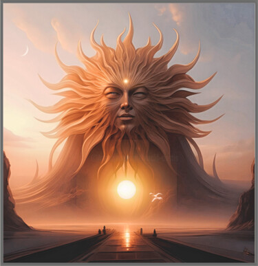 Digital Arts titled "La porte du Soleil" by Harald Dastis, Original Artwork, 2D Digital Work