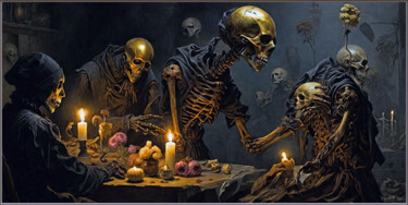 Digital Arts titled "Deaths" by Harald Laier, Original Artwork, AI generated image
