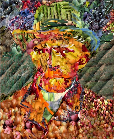 Digital Arts titled "Van Gogh Replica mi…" by Harald Ody, Original Artwork, Digital Painting