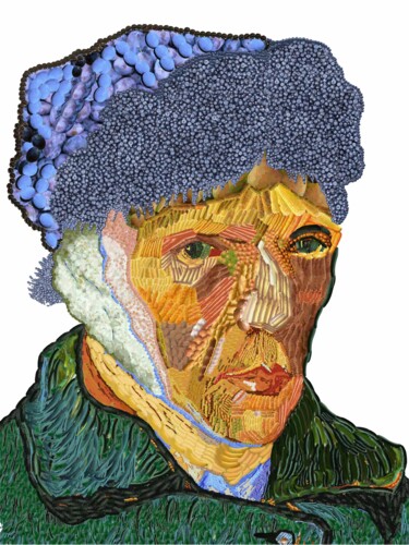 Arte digitale intitolato "Van Gogh Replica. M…" da Harald Ody, Opera d'arte originale, Pittura digitale