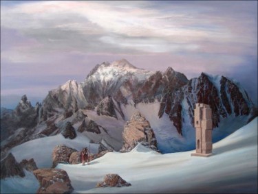 Pittura intitolato "La Guerre 6" da Gerard Hardy, Opera d'arte originale, Olio