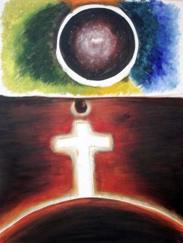 Painting titled "spiritual emergence" by Harishthenextpicasso, Original Artwork