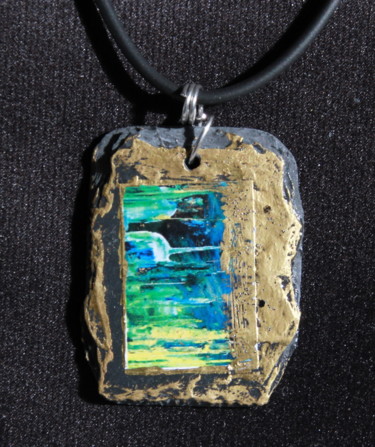 Diseño titulada "BV4 Collier en ardo…" por S Eymond Laritaz, Obra de arte original, Collares