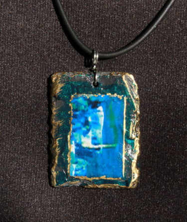 Diseño titulada "BV6 Collier en ardo…" por S Eymond Laritaz, Obra de arte original, Collares