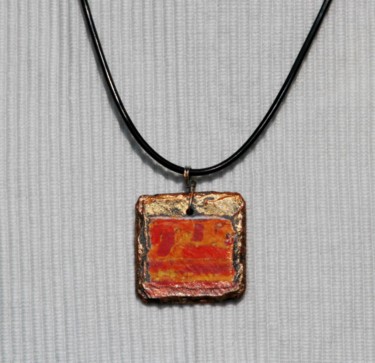 Design titled "ocre-12" by S Eymond Laritaz, Original Artwork, Necklaces