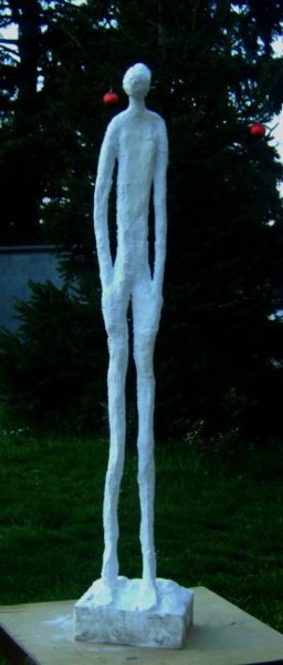 Sculptuur getiteld "SEUL de face" door S Eymond Laritaz, Origineel Kunstwerk, Metalen