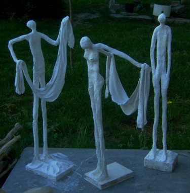 Sculpture intitulée "Le trio (bis)" par S Eymond Laritaz, Œuvre d'art originale