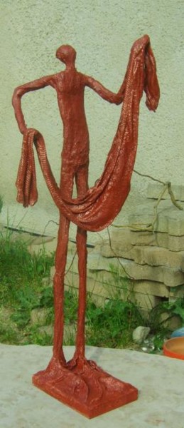 Sculpture titled "LÈKHAÏM  Post shoah" by S Eymond Laritaz, Original Artwork