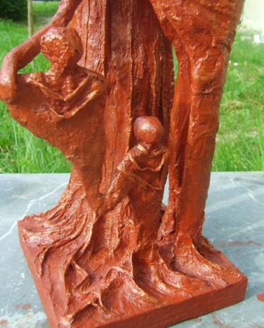 Sculpture intitulée "Les racines" par S Eymond Laritaz, Œuvre d'art originale