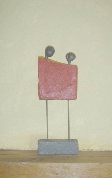 Escultura titulada "le lien" por S Eymond Laritaz, Obra de arte original