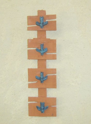 Sculpture titled "TOTEM MEXICAIN" by S Eymond Laritaz, Original Artwork