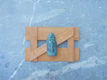 Escultura intitulada "Egypte" por S Eymond Laritaz, Obras de arte originais