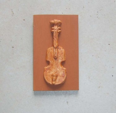 Sculpture titled "Le violon" by S Eymond Laritaz, Original Artwork